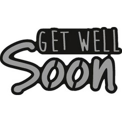 CR1318 - Marianne Design Craftable Get well SOON