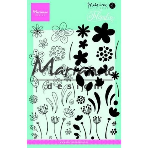 Marianne Design KJ1722 - Clear stamp Floralia