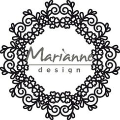 CR1470 - Marianne Design Craftable Floral Doily