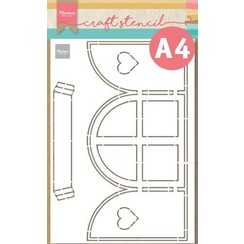 PS8077 - Craft Stencil A4 - Window