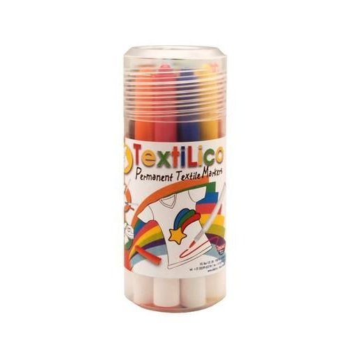 COLPTXL90 - Collall Textilico textiel marker assorti Set 12 1 PK XL90