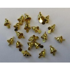 12244-4411 - Klokjes goudkleur 8 mm 20 ST 1 PK -4411