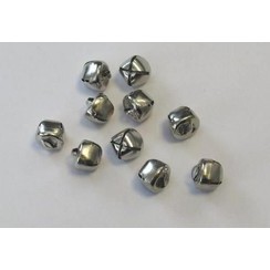 12239-3903 - Christmas bells, 12 mm, Silver, 10pcs