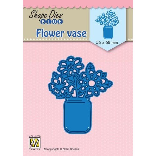 Nellie Snellen SDB081 - Shape Dies Blue Flower vase