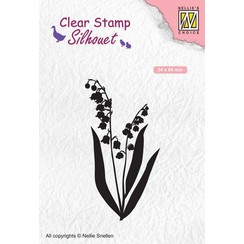 SIL065 - Silhouet Clear stamps 'Lily of the valley'