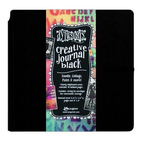 DYJ45557 - Ranger Dylusions Creative Journal Black Square 557 Dyan Reaveley