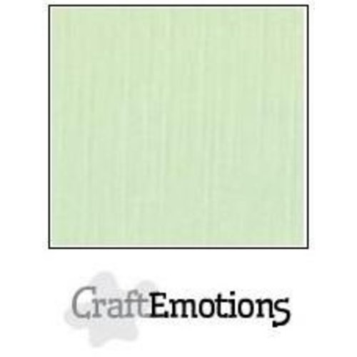 CraftEmotions PR0012/1040 - CraftEmotions linnenkarton 10 vel groen 30,0x30,0cm / LC-09