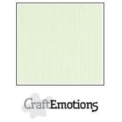 CraftEmotions PR0012/1050 - CraftEmotions linnenkarton 10 vel lichtgroen 30,0x30,0cm / LC-34