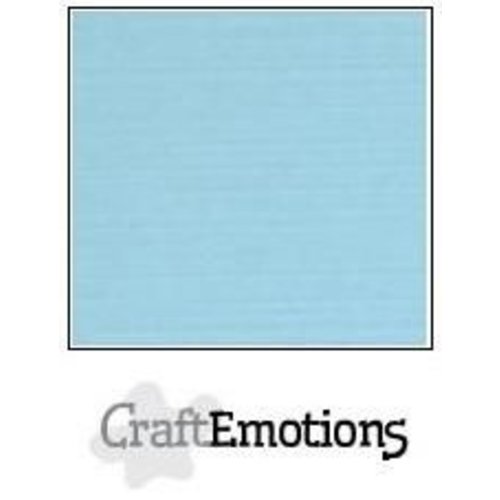 CraftEmotions PR0012/1065 - CraftEmotions linnenkarton 10 vel lichtblauw 30,0x30,0cm / LC-08