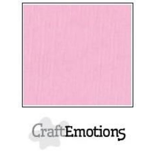 CraftEmotions PR0012/1165 - CraftEmotions linnenkarton 10 vel roze 30,0x30,0cm / LC-38