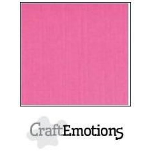 CraftEmotions PR0012/1175 - CraftEmotions linnenkarton 10 vel magenta 30,0x30,0cm / LC-41