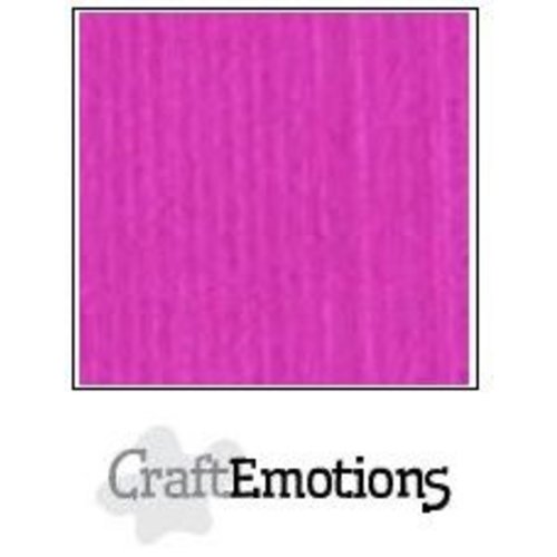 CraftEmotions PR0012/1180 - CraftEmotions linnenkarton 10 vel Koraalmagenta 30,0x30,0cm / LC-53