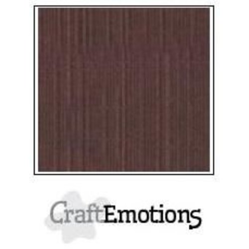 CraftEmotions PR0012/1265 - CraftEmotions linnenkarton 10 vel koffie 30,0x30,0cm / LC-75