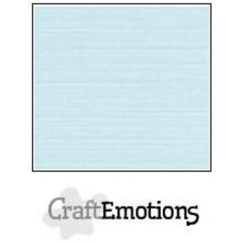 CraftEmotions PR0012/1060 - CraftEmotions linnenkarton 10 vel babyblauw 27x13,5cm  250gr  / LHC-35