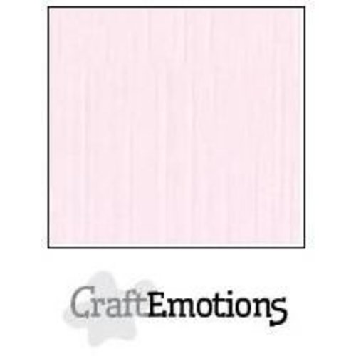 CraftEmotions PR0012/1160 - CraftEmotions linnenkarton 10 vel babyroze 27x13,5cm  250gr  / LHC-18