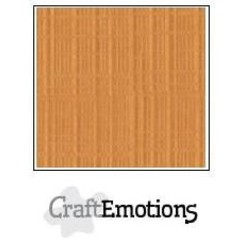 PR0012/1240 - CraftEmotions linnenkarton 10 vel toffee 27x13,5cm  250gr  / LHC-91