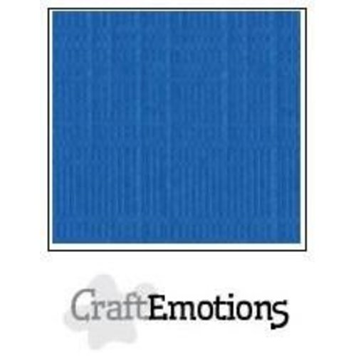CraftEmotions PR0012/1075 - CraftEmotions linnenkarton 10 vel signaalblauw LHC-15 A4 250gr
