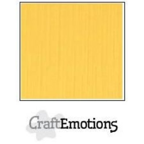 CraftEmotions PR0012/1290 - CraftEmotions linnenkarton 10 vel goudgeel LHC-22 A4 250gr
