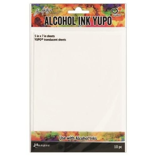 Tim Holtz TAC49722 - Ranger Alcohol Ink Yupo Paper Translucent 10 vel 722