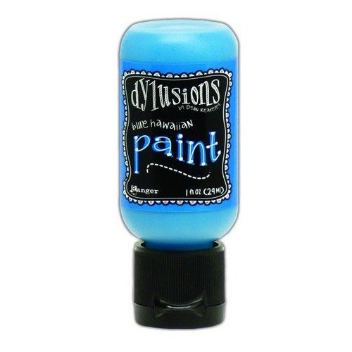 Tim Holtz DYQ70382 - Ranger Dylusions Paint Flip Cap Bottle 29ml - Blue Hawaiian 382