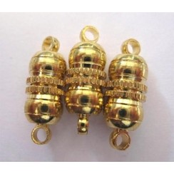 10301-0962 - Magneetsluitingen bolvorm goudkleur 10 mm 3 ST -0962