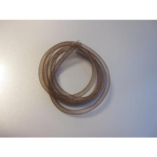 12331-3108 - Fish Net Tubes 4mm bruin 1 MT -3108