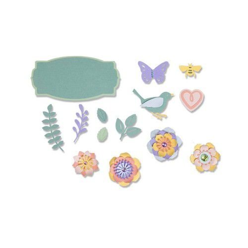 Sizzix 663583 - Sizzix Thinlits Die Set - 11PK Spring Things 3 Lynda Kanase