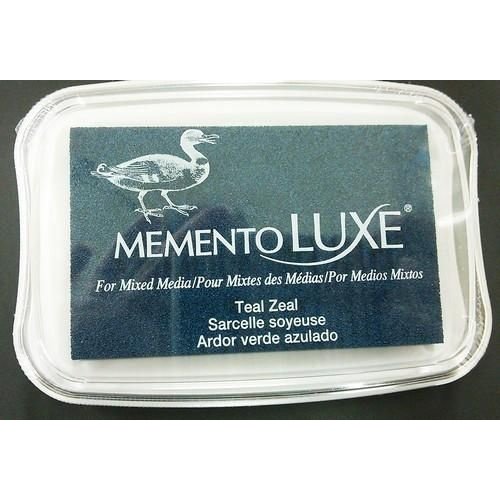 Memento ML-000-602 - Memento Luxe Inkpad-Teal Zeal