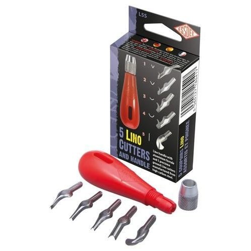 L5S 5 - Essdee Lino cutters & handle (styles 1-5)