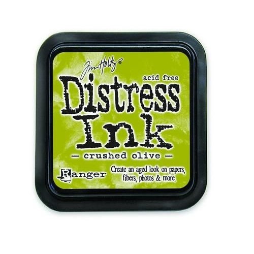 Ranger Distress Ink TIM27126 - Ranger Distress Inks pad - crushed olive stamp pad 126 Tim Holtz