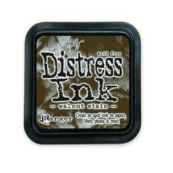 TIM19534 - Ranger Distress Inks pad - walnut stain stamp pad 534 Tim Holtz