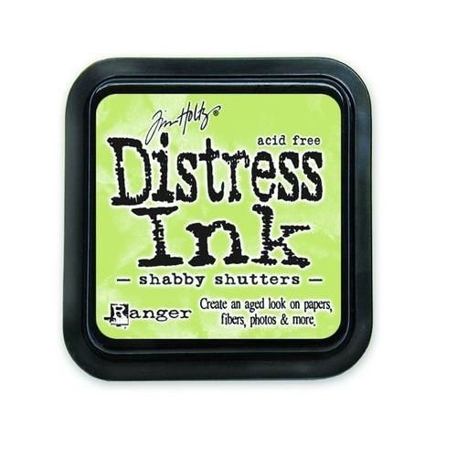 Ranger Distress Ink TIM21490 - Ranger Distress Inks pad - shabby shutters stamp pad 490 Tim Holtz