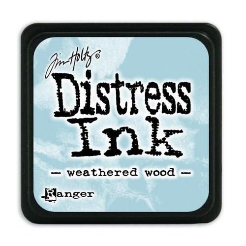 Ranger Distress Ink TDP40286 - Ranger Distress Mini Ink pad - weathered wood 286 Tim Holtz