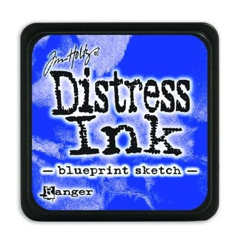 Ranger Distress Ink TDP47346 - Ranger Distress Mini Ink pad - blueprint sketch 346 Tim Holtz