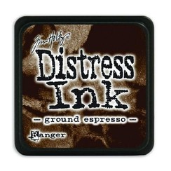 TDP47353 - Ranger Distress Mini Ink pad - ground expresso 353 Tim Holtz