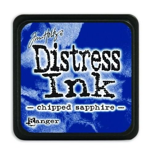 Ranger Distress Ink TDP39907 - Ranger Distress Mini Ink pad - chipped sapphire 907 Tim Holtz