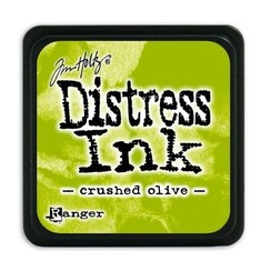 TDP39914 - Ranger Distress Mini Ink pad - crushed olive 914 Tim Holtz