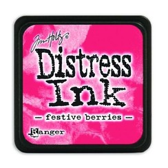 TDP39969 - Ranger Distress Mini Ink pad - festive berries 969 Tim Holtz