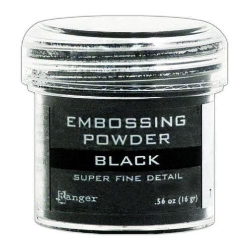 Ranger EPJ37392 - Ranger Embossing Powder 34ml - super fine black 392