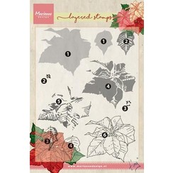 TC0859 - Stempel Layering Tiny's poinsettia 9