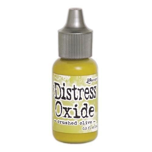 Ranger Distress Ink TDR57000 - Ranger Distress Oxide Re- Inker 14 ml - Crushed Olive 000 Tim Holtz