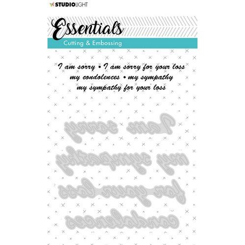 Studio Light STENCILSL189 - Cutting and Embossing Die Cut A6 Stencil Essentials nr.189