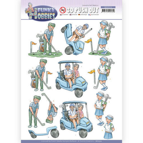 Yvonne Creations SB10514 - Uitdrukvel - Yvonne Creations - Funky Hobbies - Golf