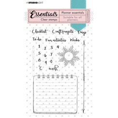 STAMPSL512 - STAMPSL512 - Studio Light Clear Stamp Planner Essentials A6 nr.512 STAMPSL512