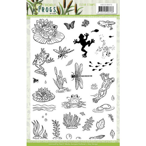 Amy Design ADCS10072 - Stempel - Amy Design - Friendly Frogs