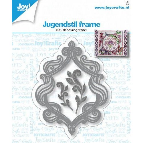 Joy!Crafts 6002/1423 - Joy! Crafts Snij-debosstencil - Jugendstil frame 80x61 mm