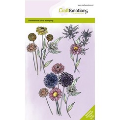 CraftEmotions clearstamps A6 - Droogbloemen GB Dimensional stamp