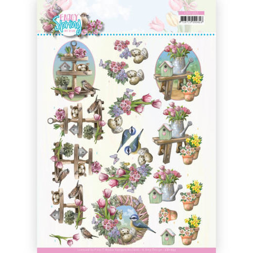 Amy Design CD11655 - 10 stuks knipvel - Amy Design - Enjoy Spring - Spring Decorations