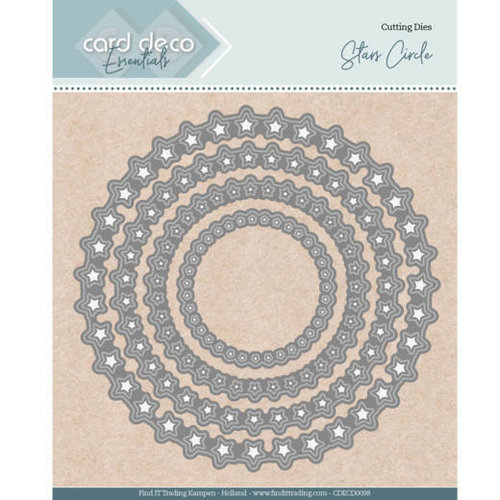 Card Deco CDECD0098 - Card Deco Essentials - Nesting Dies - Stars Circle