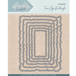 CDECD0097 - Card Deco Essentials - Nesting Dies - Torn Edge Rectangle